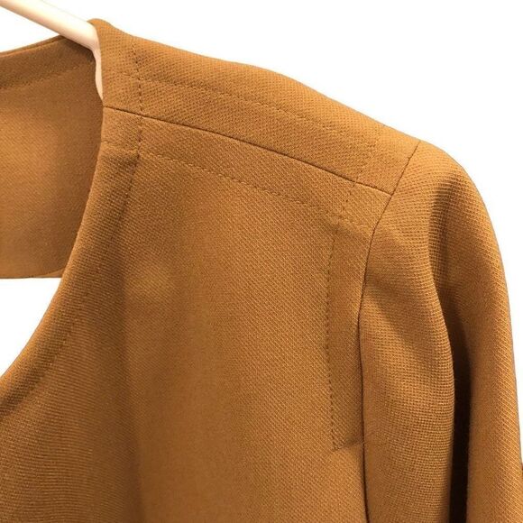 Chico’s Black Label Jacket Blazer Open Sweet Caramel Size 0 (US Size 4) - Picture 3 of 8